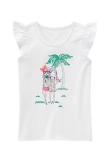 Gymboree Girls Island Cruise NWT Girls Palm Tree Tee Top Shirt New Size 4 - Picture 1 of 1