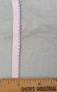 1/8" Lip Cord Trim Whipstitch Piping Cording Trim PINK-LILAC 6 Yards - Picture 1 of 1