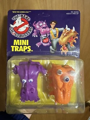 Tarjeta sin perforar Kenner No 80400 1986 mini trampas juguetes Cazafantasmas reales de colección Foto 1 de 4