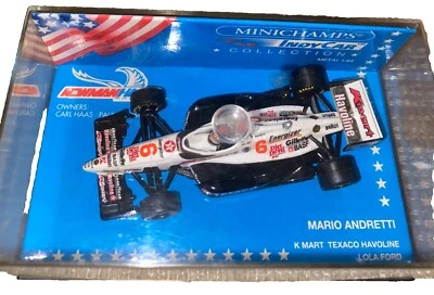 1/64 MINICHAMPS Newman Lola Ford MARIO ANDRETTI 1993 World Series KMART TEXACO - Image 1 of 3