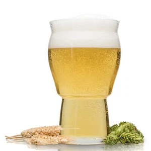 Muffin Top Nucleated Beer Glasses - IPA Pint Glass - Cider, Soda, Tea (Muffin... - Picture 1 of 9