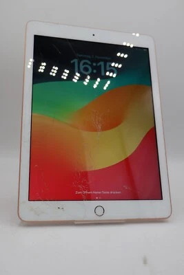 Apple iPad 6.Gen 2018 32GB WiFi  Wlan Rosé Gold Displayschaden A1893 M1114 - Bild 1 von 4