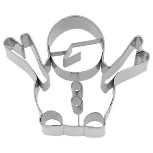 Cookie Cutter Snowman Stockarme 3in Birkmann Cookies Baking Winter - Picture 1 of 4