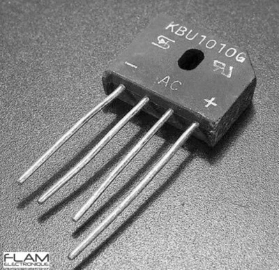 GENERIQUE Pont de diode redresseur KBU-1010 10A 1000V Single Phase Diode Rectifier Bridge