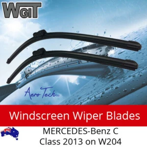 Windscreen Wiper Blades For for MERCEDES-Benz C-Class 2012 - 2014 W204 - Aero Te - Picture 1 of 3