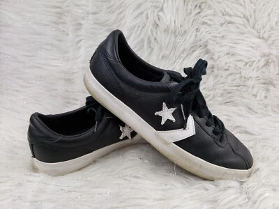 CONVERSE ALL STAR 157776C Black Leather Sneakers Size Mens 7.5 Womens 9 EUR 40.5 - Image 1 of 4