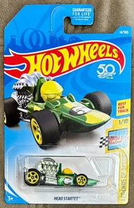 Hot Wheels 2018 Legends of Speed Series #1/10 Head Starter #FJW05 Scala 1:64 - Foto 1 di 2