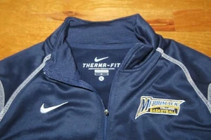 Nike MERRIMACK COLLEGE WARRIORS Basketball Zippered LG Warm-Up Therma-Fit Jacket - Picture 1 of 8