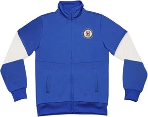 Cruz Azul Youth Centered Full Zipper Track Soccer Jacket Style 2 - Picture 1 of 2