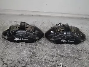 2018 - 2019 ALFA ROMEO STELVIO 2.0L BREMBO BRAKE CALIPERS PAIR - Picture 1 of 10