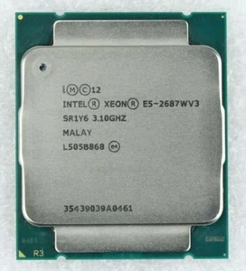 Intel Xeon E5-2687W V3 3.1Ghz 10 Core 9.6Gt/s 25MB SR1Y6 LGA2011-3 CPU Processor - Picture 1 of 2
