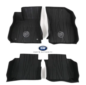 2017-2019 Buick Lacrosse Premium Front & Rear Floor Liners 84204786 Ebony OEM GM - Picture 1 of 11