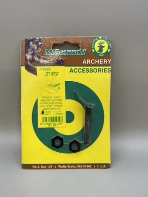 Martin Archery Jet Rest #2929 Right Hand New Old Stock - Image 1 of 3