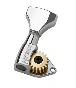 New Hipshot chrome open gear Guitar Tuning Machines bass side - Imagen 1 de 1