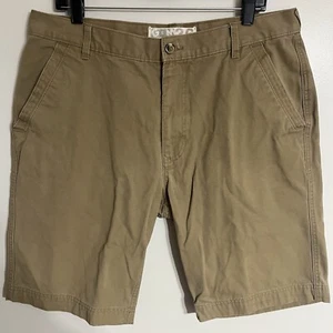 Men’s G&M 100% Cotton Khaki Chino Shorts Size 36 X 11.5 - Picture 1 of 10