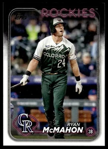 2024 Topps #462 Ryan McMahon Colorado Rockies - Imagen 1 de 2