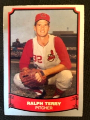 MLB - Ralph Terry 1988 Pacific Baseball Legends - Indians - Image 1 of 2