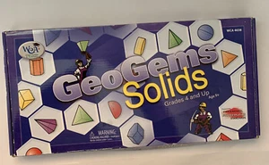 TEACH AT HOME With GeoGems Solids Game By WCA  Board game Grade 4 &up 2-4 player - Picture 1 of 5
