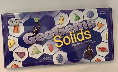 TEACH AT HOME With GeoGems Solids Game By WCA  Board game Grade 4 &up 2-4 player - Image 1 of 4