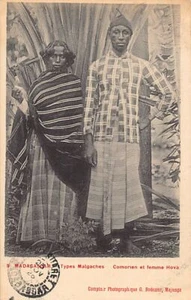 Comoros - Malagasy types - Comorian and his wife Hova - Publ. G. Bodemer 9 - Picture 1 of 2