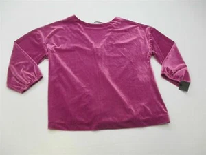 Neu MOSSIMO Damen-T-Shirt Größe XS klassisch Stretch lockere Passform glänzend lila - Bild 1 von 6
