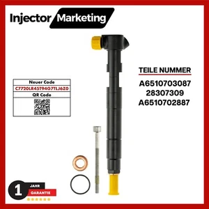 A6510703087 28307309 Inyector Mercedes Benz Sprinter 2.0 A6510702887 A6510703287 - Imagen 1 de 17
