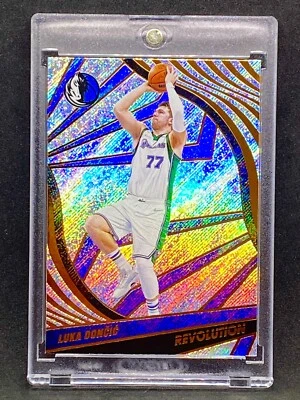 Luka Doncic RARE SPARKLE REFRACTOR INVESTMENT CARD SSP PANINI MAVERICKS MVP - Image 1 of 2