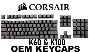 Genuine Corsair Keyboard Keycaps RGB PBT DoubleShot Cherry Switches K60 K100 - Picture 1 of 106