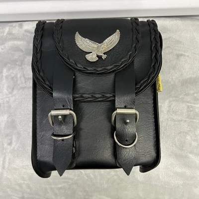 Willie & Max Black Magic Sissy Bar Bolsa Motocicleta Montar Motociclista Alforja Foto 1 de 4