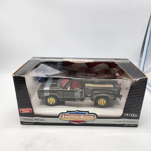 Ertl American Muscle '78 Dodge Warlock 1:18 Diecast Vehicle - Black 7383 In Box - Picture 1 of 12