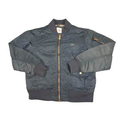 Chaqueta Lacoste Mujer MEDIANA Azul Bomber Cremallera Completa Manga Larga Invierno L!VE Talla M Foto 1 de 4