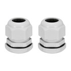 2pz PG21 pressacavo impermeabile ghiandole filo bianco pubblico 16-21mm diam.