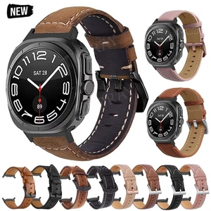 Leder Ersatzband Armband Für Samsung Galaxy Watch 8 40 44mm/8 Classic/Ultra 47mm - Bild 1 von 110