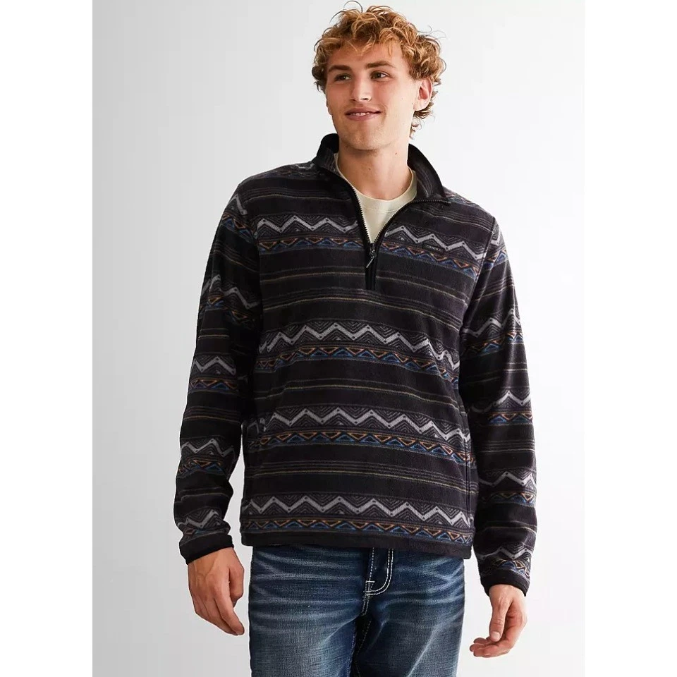 Pullover polar O'Neill Aztec Trvlr Conway cuarto cremallera para hombre talla XLarge Foto 1 de 4