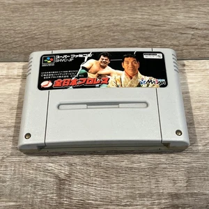 Zen-Nihon Pro Wrestling - Nintendo Super Famicom - Japón - Solo juego - Imagen 1 de 2