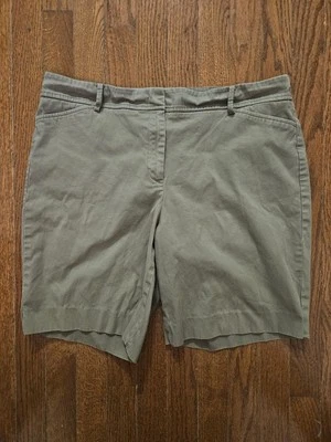 Pantalones cortos chinos Talbots para mujer The Perfect caqui talla 14 Foto 1 de 4