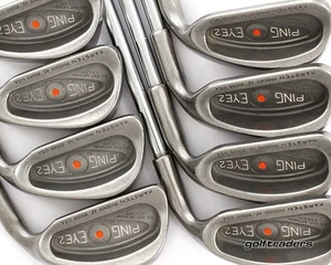 Ping Eye 2 Orange Dot Irons 3-PW Steel Stiff Flex New Grips L4448 - Picture 1 of 6