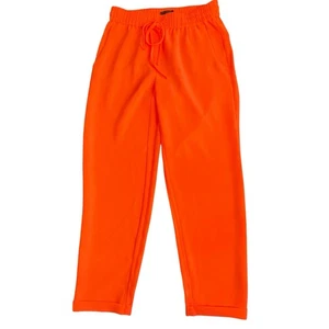 J. Crew Ankle Pants Elastic Drawstring Waist Cuffed Front Pockets Size 0 NWOT - Picture 1 of 10