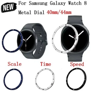 For Samsung Galaxy Watch 8 40mm 44mm Metal Bezel Ring Case Cover Bumper - Picture 1 of 20