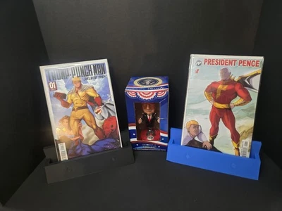 Presidente Trump Bobblehead y Cómics. 2017 Trump Bobblehead, Trump-Punch Man! Foto 1 de 4