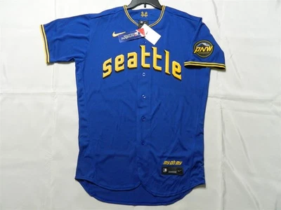 Camiseta Auténtica Seattle Mariners Elite Flex Base City Connect 44 Reg. $435 Foto 1 de 4