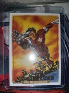 Northstar #69 (Canvas Parallel) Upper Deck Marvel Masterpieces Platinum '92 - Picture 1 of 2