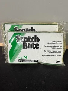 Scotch-Brite Medium Duty Scrubbing Sponge No. 74 2-Pack - Picture 1 of 5