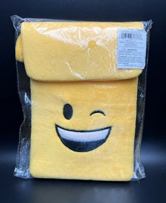 Mini billetera retro con cierre a presión amarilla Smiley Face Foto 1 de 4