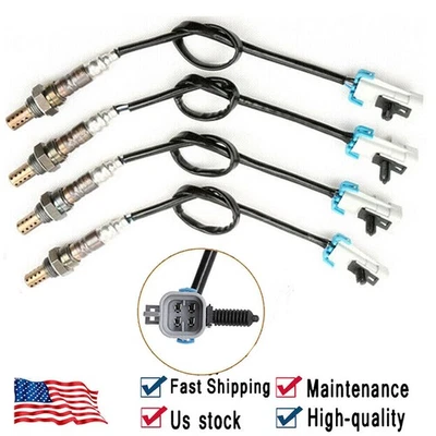 Sensor de oxígeno superior+abajo 4 piezas para Chevy Tahoe Silverado Avalanche 1500 2003-2005 Foto 1 de 4