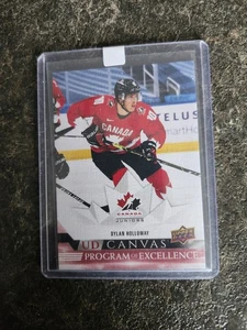2022-23 Upper Deck Program Of Excellence Canvas Dylan Holloway Card# C268 - Picture 1 of 2