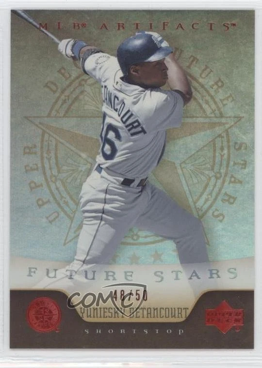 2005 Upper Deck Artifacts Future Stars Red /50 Yuniesky Betancourt Rookie RC - Image 1 of 2