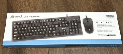 Inland iC210 USB Keyboard and Mouse - New - Image 1 of 4