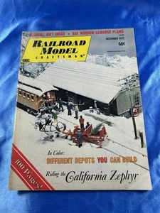 VINTAGE RAILROAD MODEL CRAFTSMAN MAGAZINE DECEMBER 1972 - Picture 1 of 2