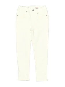 NWT Assorted Brands Girls Ivory Jeggings 7 - Picture 1 of 2